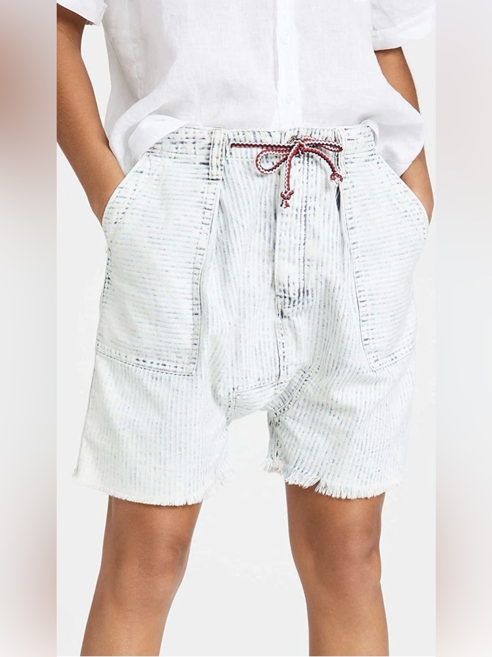 Free People We The Free Easy Rider Harem Shorts Acid Stripe Size Small